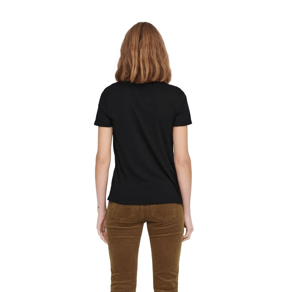 Only Women's Cotton T-Shirt - Black
