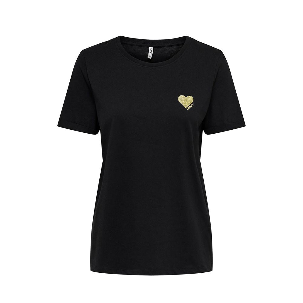 Only Women's Cotton T-Shirt - Black