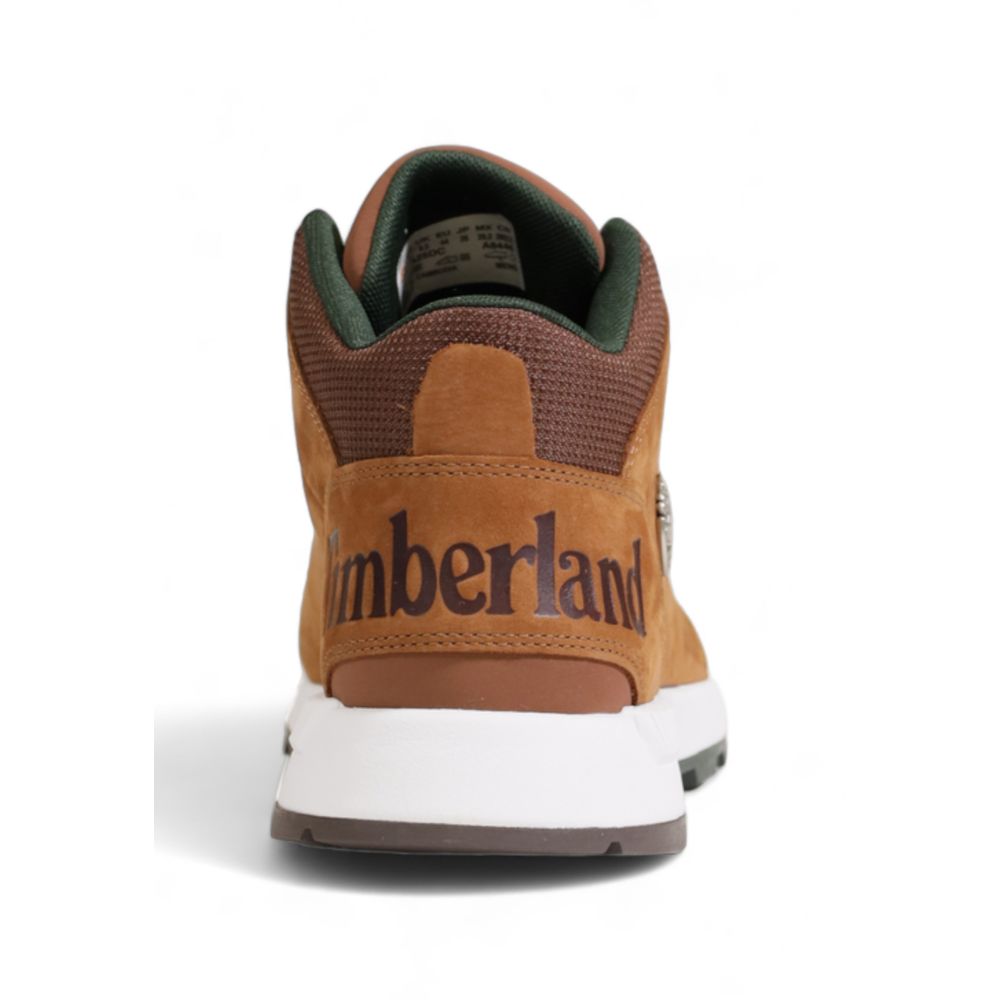 Timberland Men's Athletic Plastic Fabric Sneakers - Brown