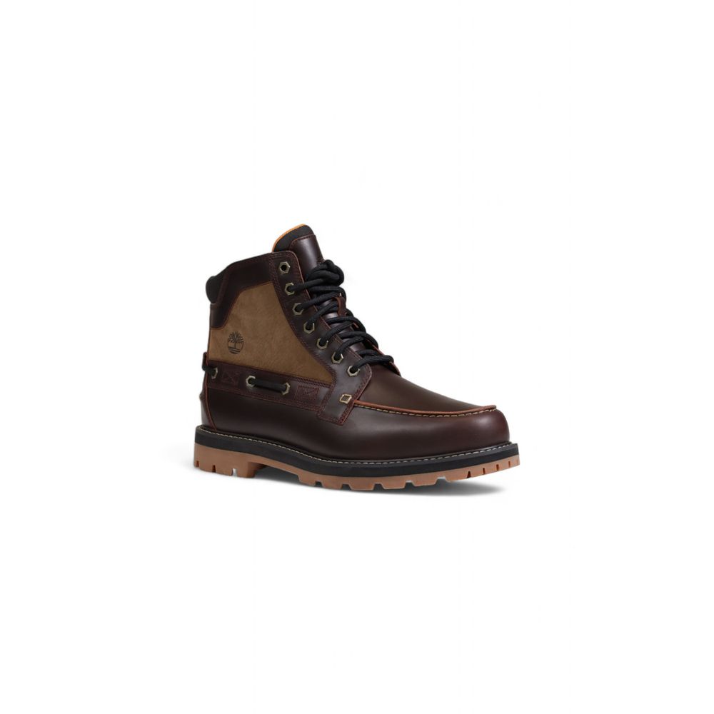 Lace-Up Boots by Timberland for men in resin & rubber brown features an dynamic silhouette, showcasing the dynamic Men's Resin & Rubber Lace-Up Boots design with its distinctive and elegant .