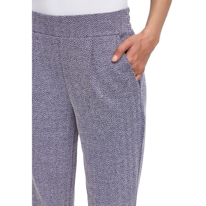 Trousers by ICHI for women in stretch polyester & viscose blue presents a smart silhouette, meticulously detailed with a smart tapered-leg & skinny, a smart long, and a smart .
