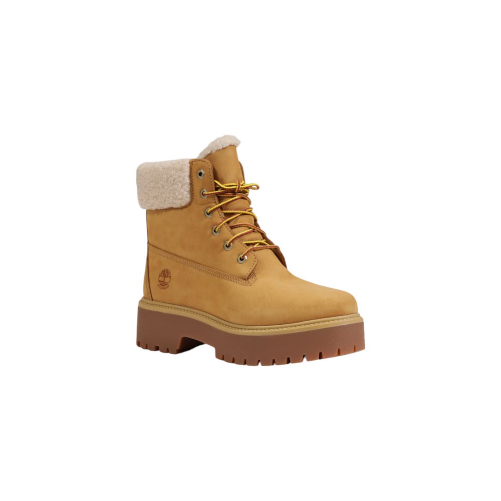 Lace-Up Boots by Timberland for women in leather & fur beige features an high-performance design from the Women's Waterproof Leather & Fur Lace-Up Boots collection, highlighting a high-performance and for a refined look.