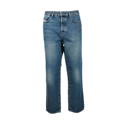 Jeans by Diesel for men in denim cotton blue presents a refined pantology silhouette, artfully defined by a refined pantology skinny & slim, long, and a sophisticated .