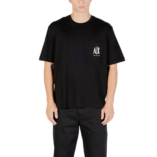 Armani Exchange Men's Cotton Activewear T-Shirt - Black