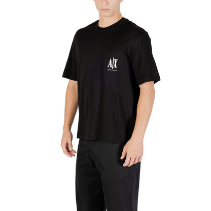 Armani Exchange Men's Cotton Activewear T-Shirt - Black