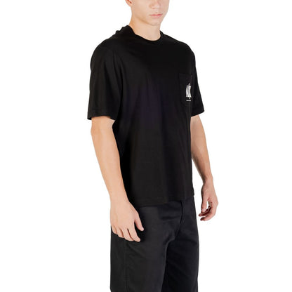 Armani Exchange Men's Cotton Activewear T-Shirt - Black