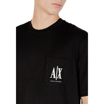 Armani Exchange Men's Cotton Activewear T-Shirt - Black