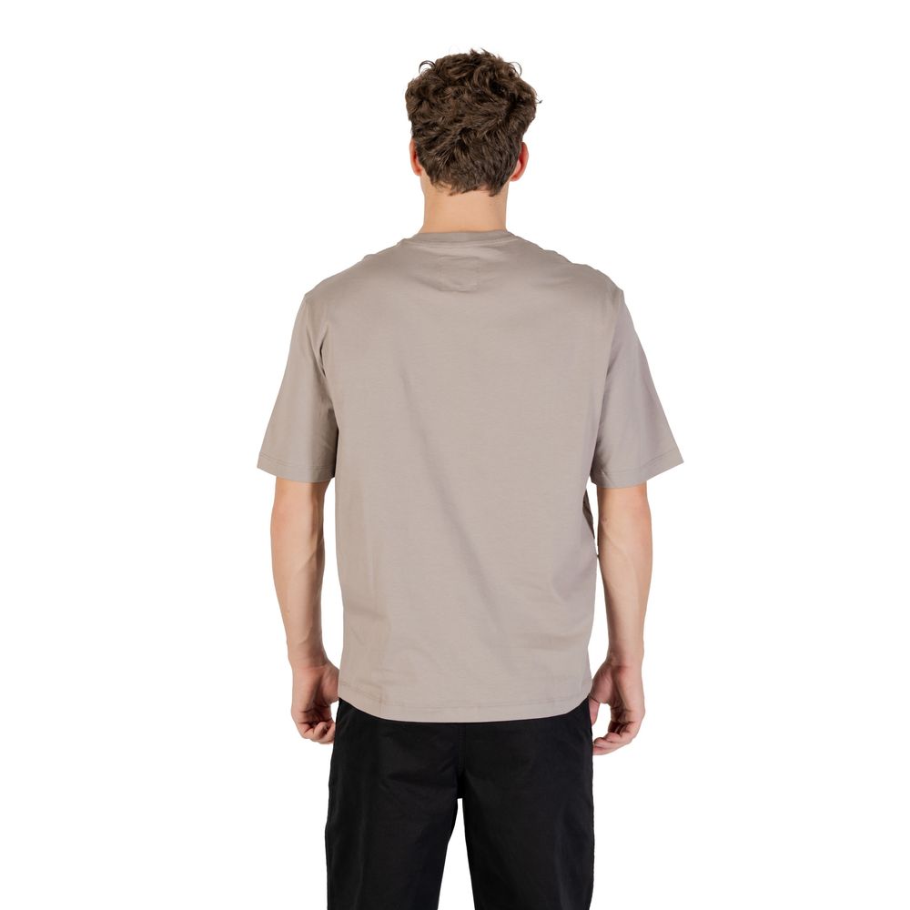 Activewear T-Shirt by Armani Exchange for men in cotton brown features a dynamic silhouette with and enhanced by functional .