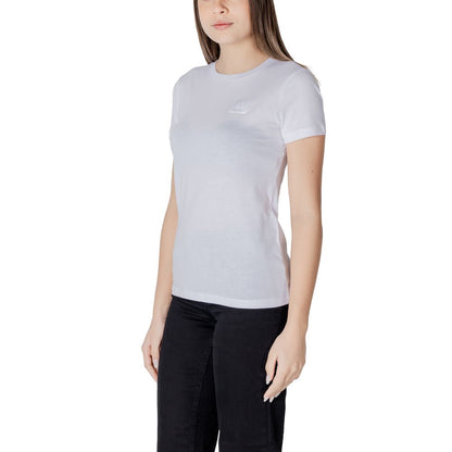 Armani Exchange Women's Crew-Neck Cotton T-Shirt - White