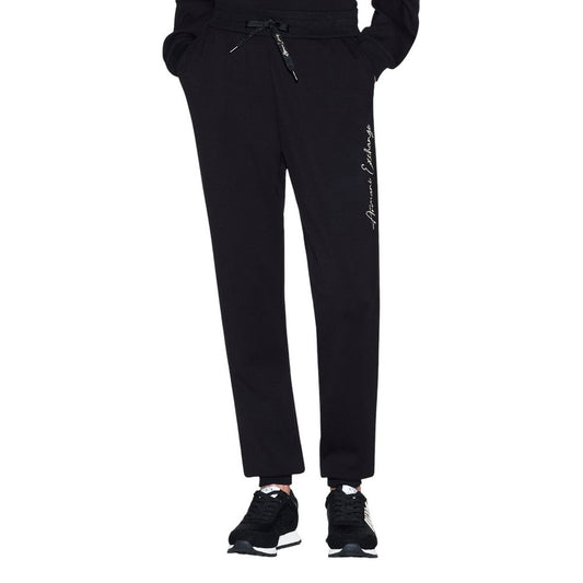 Activewear Jogger Pants by Armani Exchange for women in stretch polyester & viscose features a athletic with a and long, showcasing athletic for a sophisticated performance look.