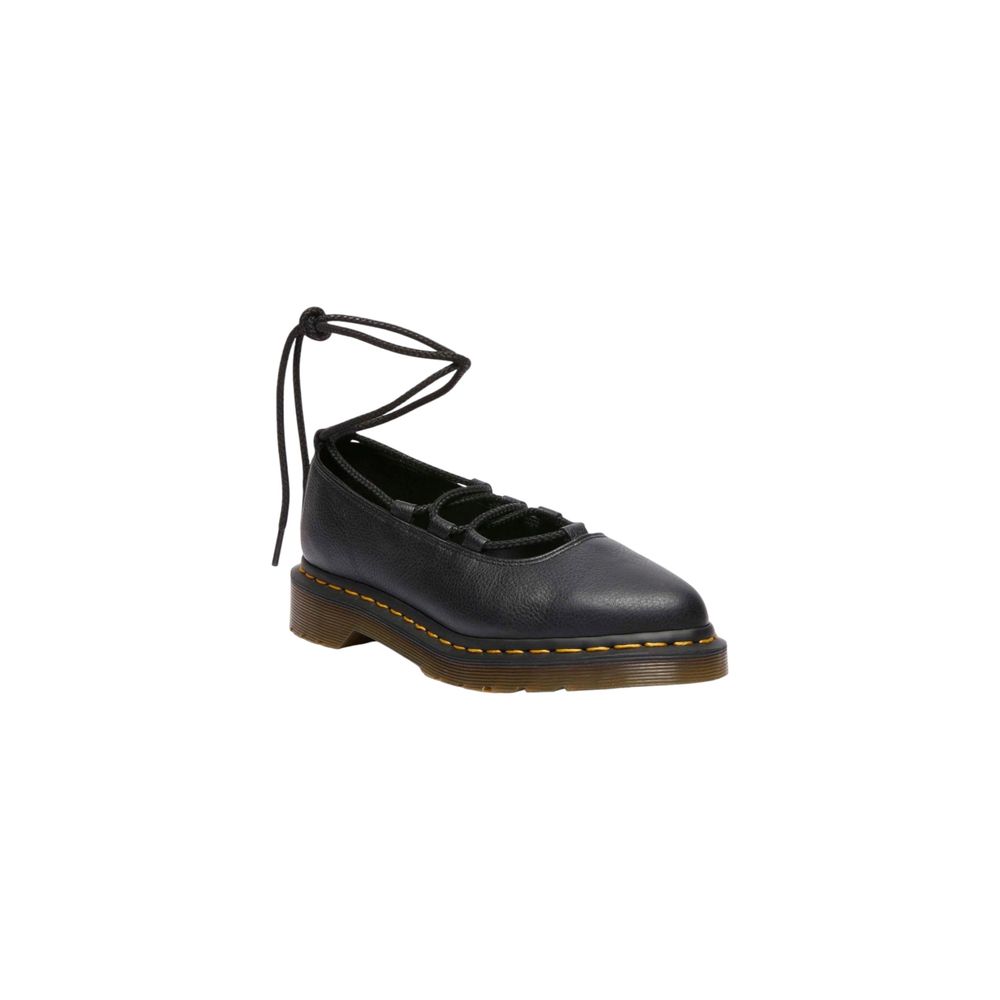 Platform Pumps Heels by Dr. Martens for women in leather & rubber black showcases a effortless chic silhouette, perfectly accentuating Women's Leather & Rubber Platform Pumps Heels with a effortless chic platform and effortless chic .