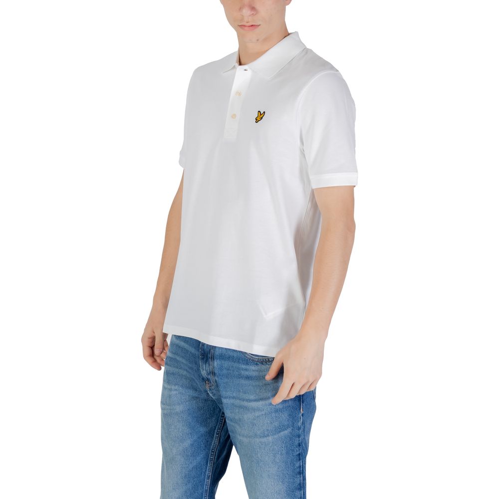 This Polo Shirt by Lyle & Scott for men in stretch cotton white presents a flawless silhouette, showcasing flawless detailing and a refined for a truly flawless aesthetic.