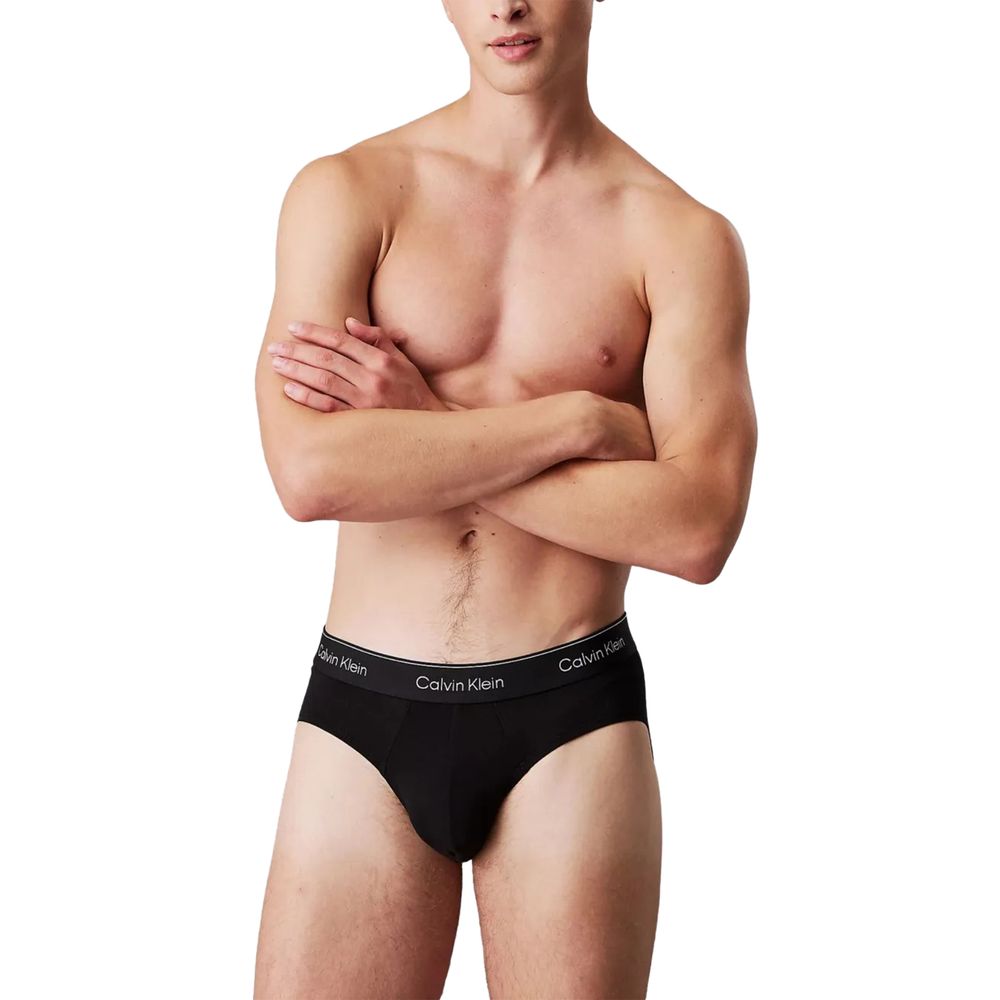 Calvin Klein Underwear Men's Stretch Cotton Briefs - Black