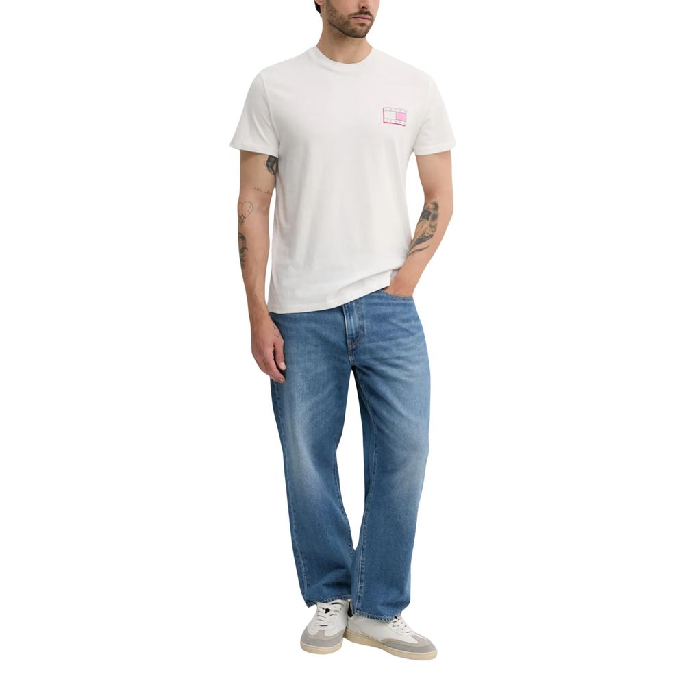 Tommy Hilfiger Jeans Men's Cotton T-Shirt - Cream