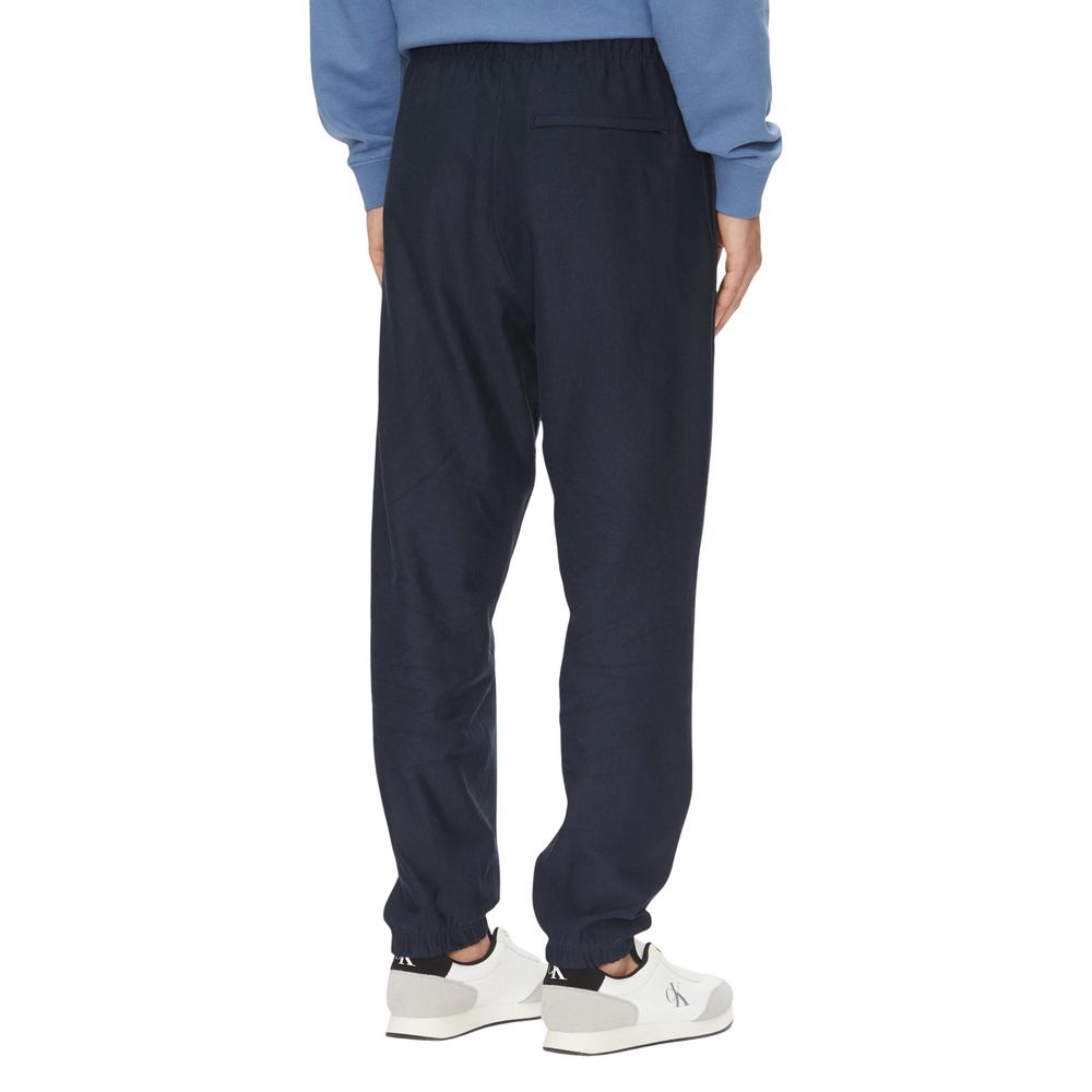 Activewear Jogger Pants by Calvin Klein Jeans for men in polyester cotton terrycloth blue features a athletic with a and long, showcasing athletic for a sophisticated performance look.