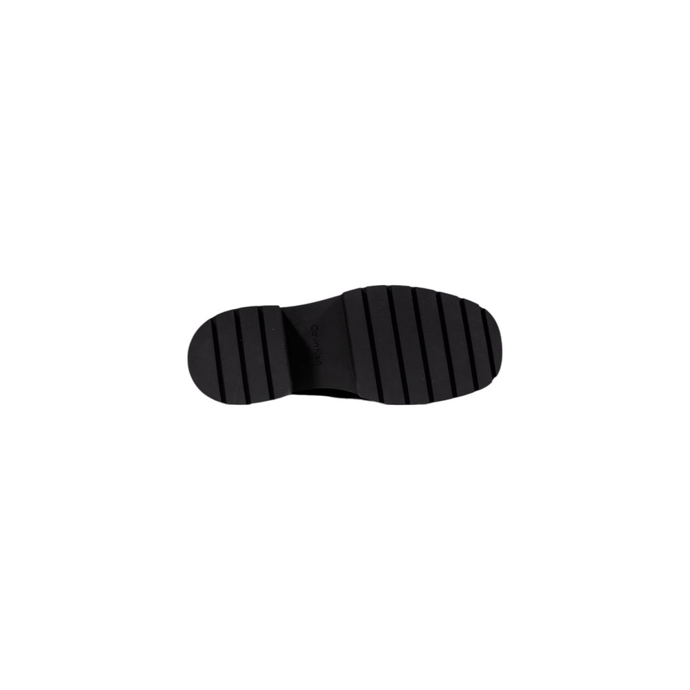 High-Heel Loafers Pumps Heels by Calvin Klein Jeans for women in leather black showcases a effortless chic silhouette, perfectly accentuating Women's Leather High-Heel Loafers Pumps Heels with a effortless chic high-heel and effortless chic .
