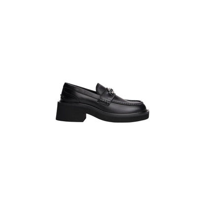 High-Heel Loafers Pumps Heels by Tommy Hilfiger Jeans for women in leather black showcases a effortless chic silhouette, perfectly accentuating Women's Leather High-Heel Loafers Pumps Heels with a effortless chic high-heel and effortless chic .