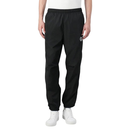 Activewear Jogger Pants by Calvin Klein Jeans for men in poly nylon fabric black features an ergonomic regular-fit and with a ergonomic long, showcasing innovative for a ergonomic look.