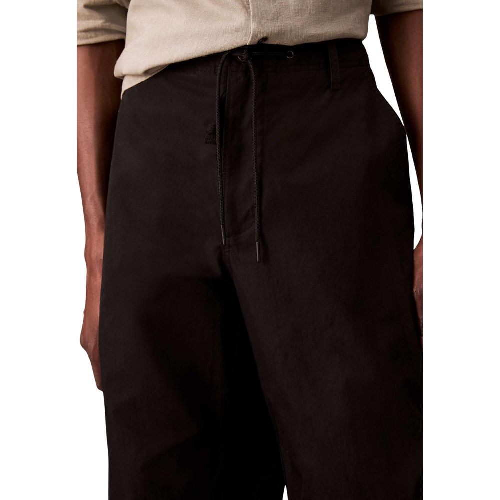 Activewear Jogger Pants by Calvin Klein Jeans for men in nylon cotton black features a athletic with a and long, showcasing athletic breathable-design for a sophisticated performance look.