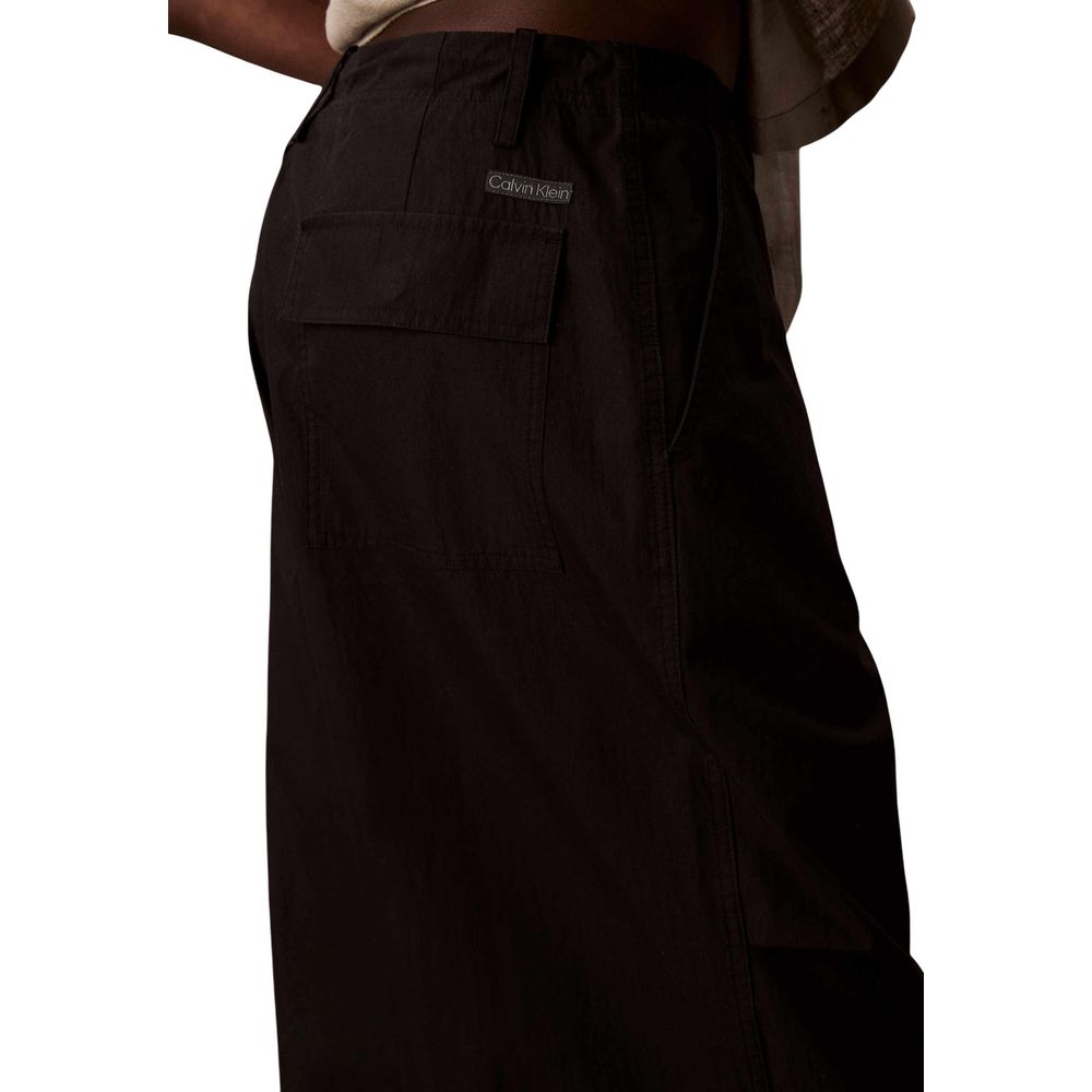 Activewear Jogger Pants by Calvin Klein Jeans for men in nylon cotton black features an ergonomic and with a ergonomic long, showcasing innovative breathable-design for a ergonomic look.