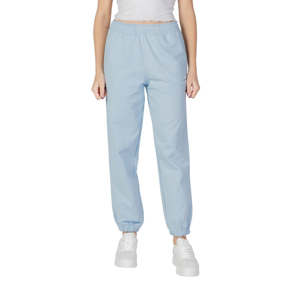 Activewear Jogger Pants by Calvin Klein Jeans for women in cotton polyester blue features an kinetic relaxed-fit and long with a , showcasing high-performance for an kinetic look.