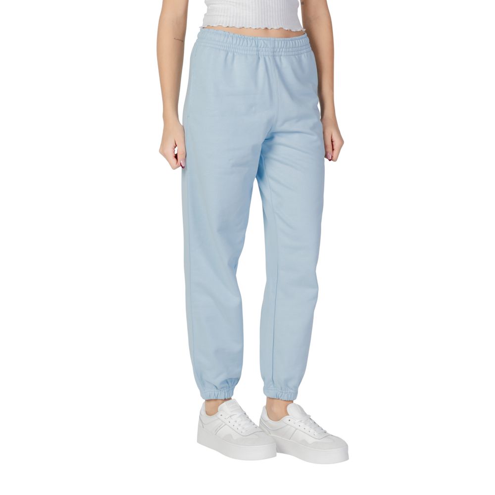 Activewear Jogger Pants by Calvin Klein Jeans for women in cotton polyester blue features an sporty relaxed-fit with a and long, showcasing sporty .
