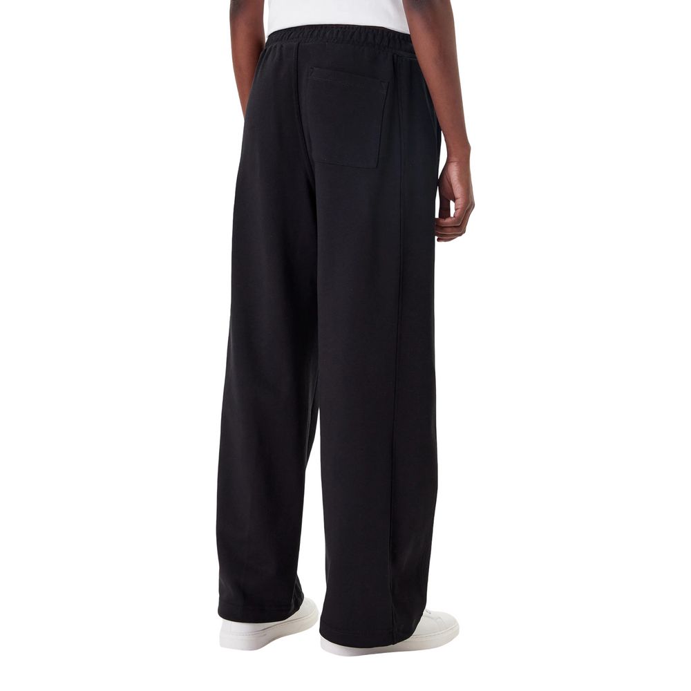 Activewear Jogger Pants by Calvin Klein Jeans for women in cotton terrycloth black features a athletic relaxed-fit & wide with a and long, showcasing athletic for a sophisticated performance look.