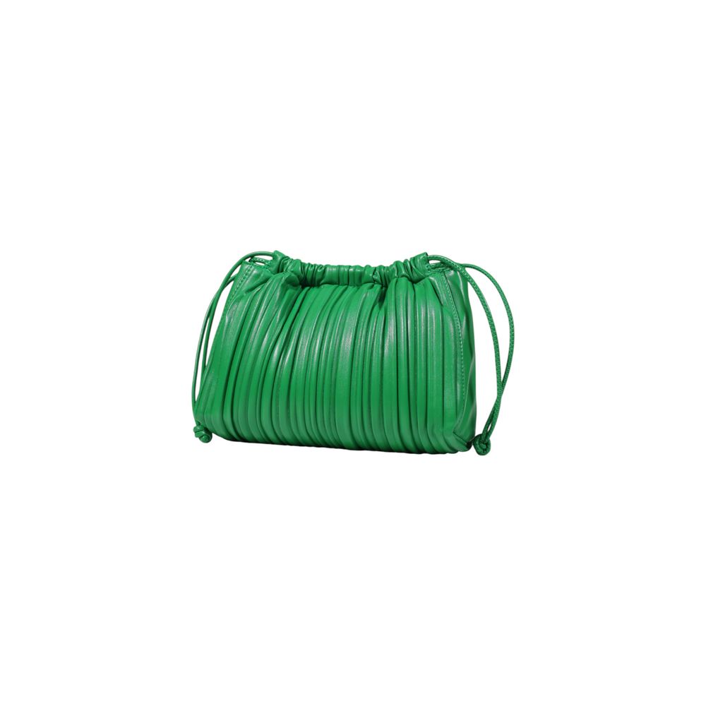 Small Crossbody Evening Drawstring Handbag by Calvin Klein for women in polyethylene & polyurethane bicolour features a refined silhouette, showcasing a secure drawstring, organized , and versatile crossbody-strap, shoulder-strap & adjustable-strap for a refined finish.