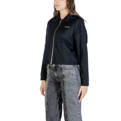 Activewear Sweatshirt by Guess Active for women in stretch polyamide black features an contemporary silhouette with , refined detailing, and an contemporary for a sophisticated performance look.