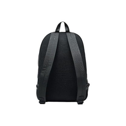 Backpack by Armani Exchange for men in polyamide black showcases a stately Polyamide Backpack design, featuring a secure zipper with stately and versatile backpack-strap & adjustable-strap.