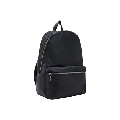 Backpack by Armani Exchange for men in polyamide black presents a stately Polyamide Backpack design, showcasing a secure zipper with ample and versatile backpack-strap & adjustable-strap for a stately finish.
