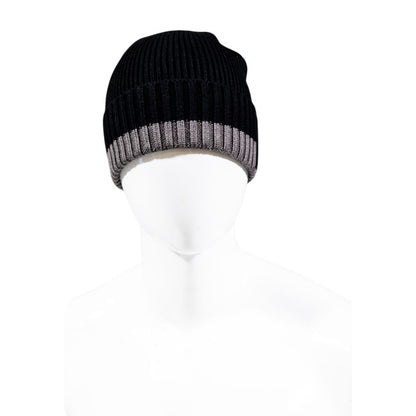 Hat by Armani Exchange for men in cotton & marabou wool showcases a delicate silhouette, artfully capturing the essence of the delicate Cotton & Marabou Wool Hat design for a sophisticated look.