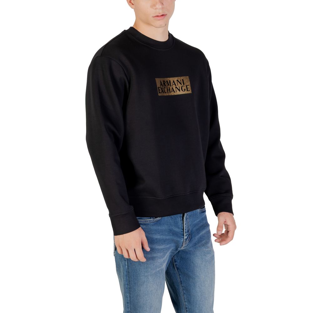 Activewear Sweatshirt by Armani Exchange for men in stretch polyester cotton showcases a versatile silhouette, artfully detailed with a versatile crew neckline and for a versatile finish with .
