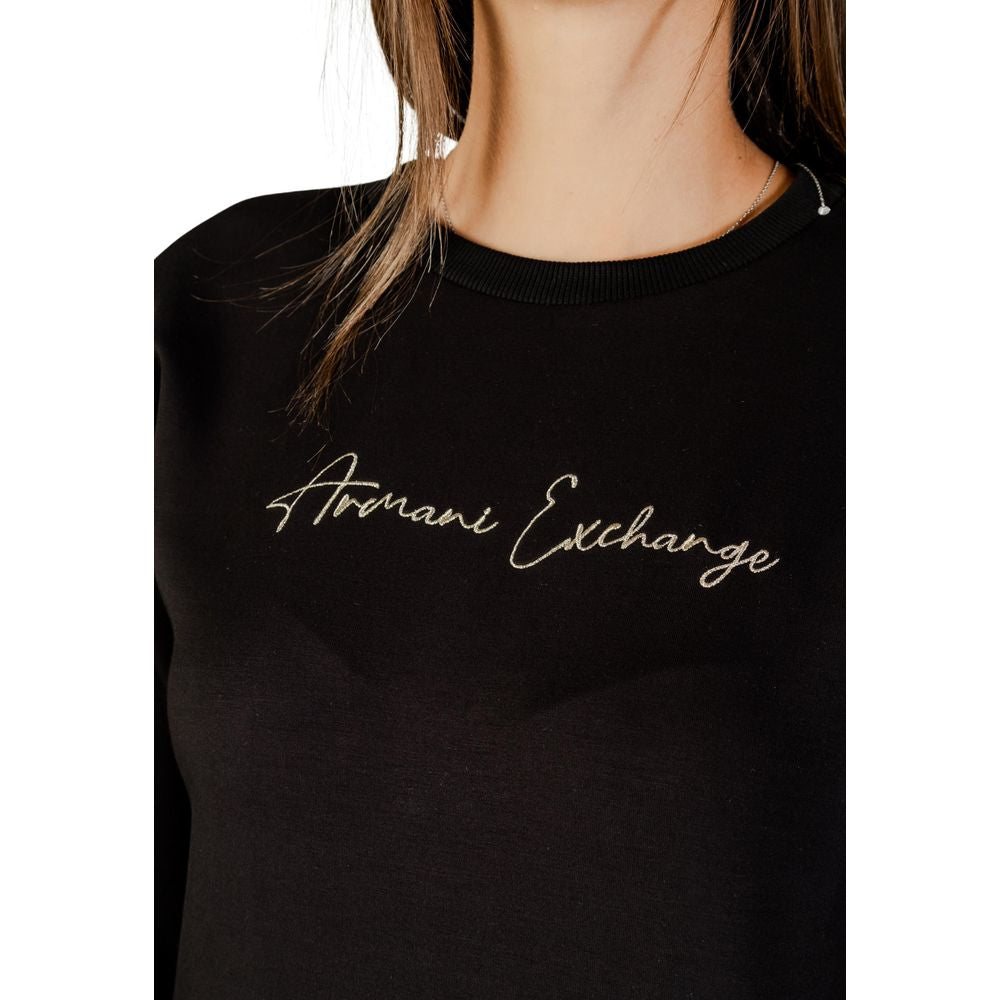 Activewear Sweatshirt by Armani Exchange for women in stretch viscose polyester presents a ergonomic silhouette, showcasing a sophisticated and detailed with premium for a ergonomic finish.