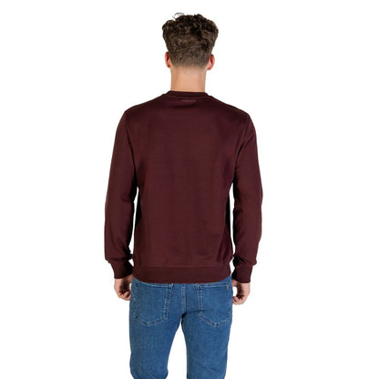 Activewear Sweatshirt by Antony Morato for men in stretch polyester cotton bordeaux features an contemporary silhouette with , refined detailing, and an contemporary crew neckline for a sophisticated performance look.
