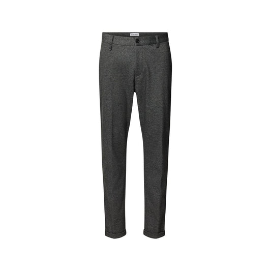 Trousers by Antony Morato for men in stretch poly & wool gray presents a smart silhouette, meticulously detailed with a smart skinny, a smart long, and a smart .