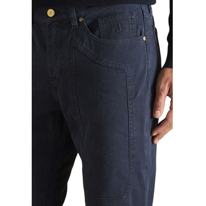 Jeckerson Men's Skinny Slim Denim Cotton Jeans - Blue