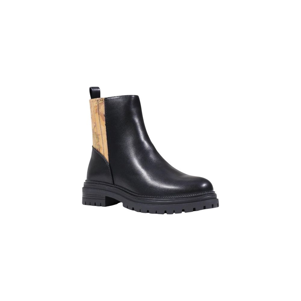 Ankle Winter Boots by Alviero Martini Prima Classe for women in polyethylene & polyurethane black features an high-performance silhouette, showcasing the sophisticated design of the Women's Polyethylene & Polyurethane Ankle Winter Boots with a and a refined .