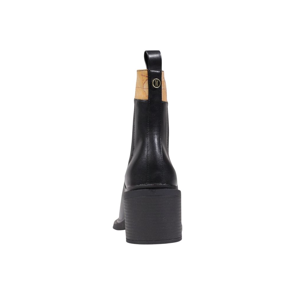 Ankle Boots by Alviero Martini Prima Classe for women in polyethylene & polyurethane black features an performance-driven Women's Polyethylene & Polyurethane Ankle Boots silhouette, defined by a sophisticated block-heel and a performance-driven .
