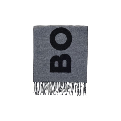 Hugo Boss Polyamide Wool Scarf - Gray