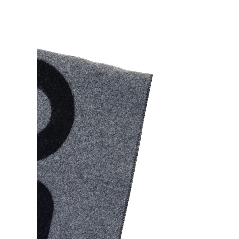 Hugo Boss Polyamide Wool Scarf - Gray