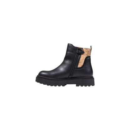 Ankle Winter Work Boots by Alviero Martini Prima Classe for women in polyester polyurethan & polyethylene black showcases a ergonomic silhouette from the Women's Polyester Polyurethan & Polyethylene Ankle Winter Work Boots collection, featuring a ergonomic and a ergonomic .