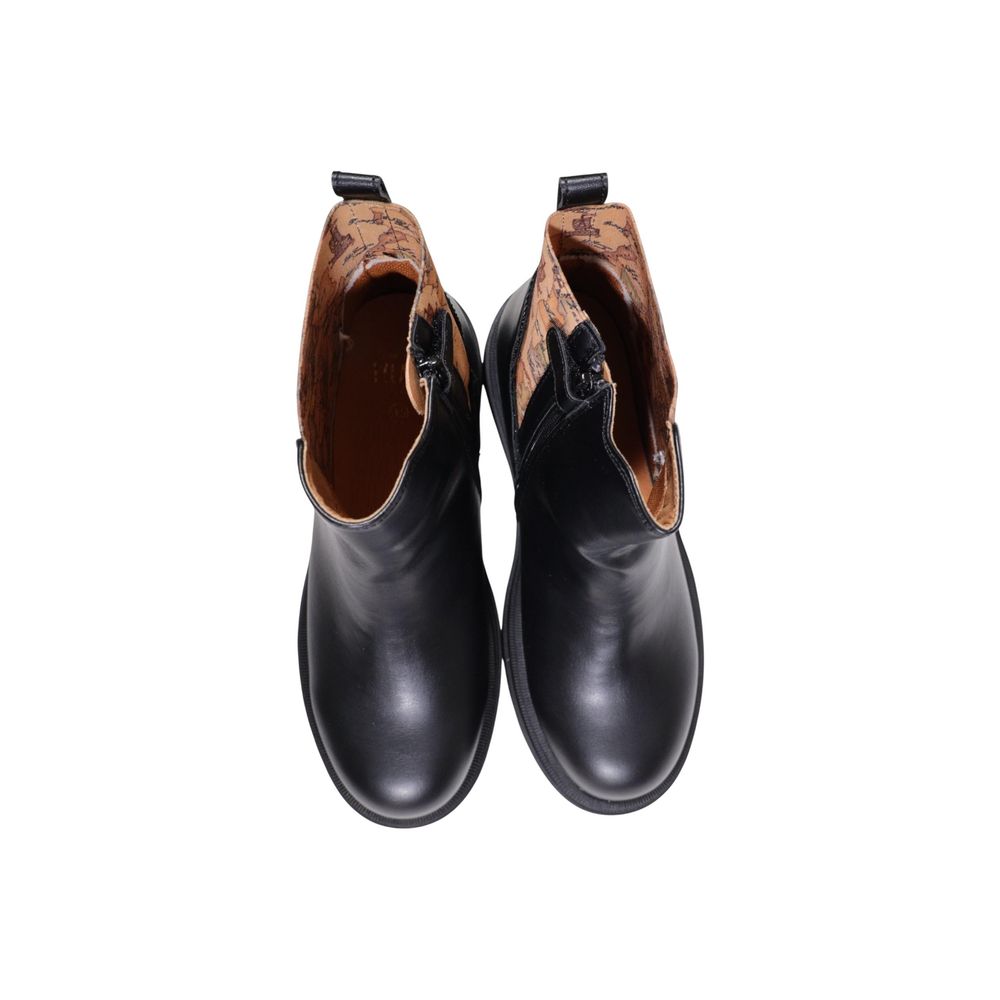 Ankle Winter Work Boots by Alviero Martini Prima Classe for women in polyester polyurethan & polyethylene black features an high-performance silhouette, showcasing the sophisticated design of the Women's Polyester Polyurethan & Polyethylene Ankle Winter Work Boots with a and a refined .