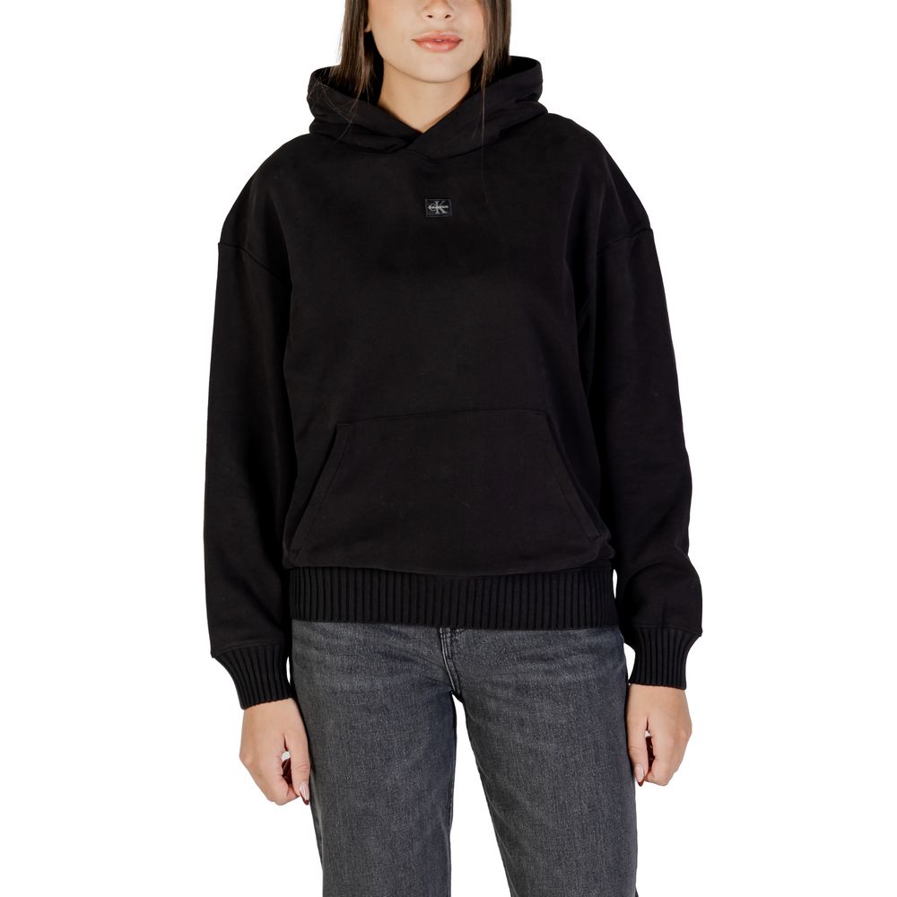 Calvin Klein Jeans Women's Cotton Hoodie - Black