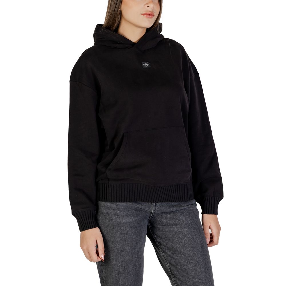 Calvin Klein Jeans Women's Cotton Hoodie - Black
