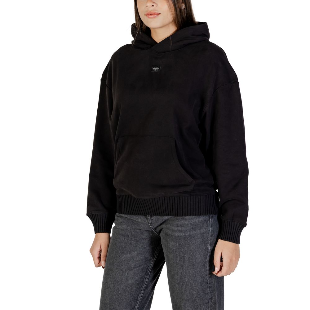 Calvin Klein Jeans Women's Cotton Hoodie - Black