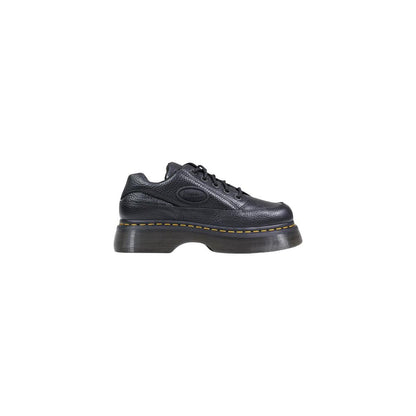 Platform Pumps Heels by Dr. Martens for women in leather & rubber and black showcases a effortlessly elegant silhouette as Women's Leather & Rubber Platform Pumps Heels, featuring a effortlessly elegant platform and a effortlessly elegant for an elegant look.