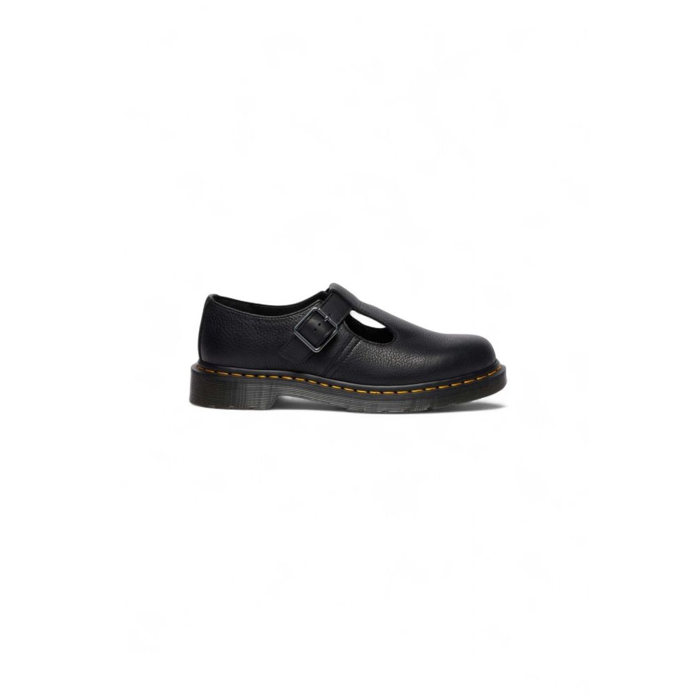 Platform Pumps Heels by Dr. Martens for women in leather & rubber black showcases a effortless chic silhouette, perfectly accentuating Women's Leather & Rubber Platform Pumps Heels with a effortless chic platform and effortless chic .