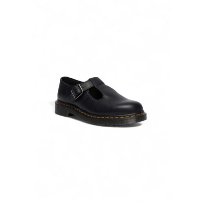 Platform Pumps Heels by Dr. Martens for women in leather & rubber black features an effortlessly chic silhouette from the Women's Leather & Rubber Platform Pumps Heels collection, showcasing a platform and effortlessly chic for a effortlessly chic look.