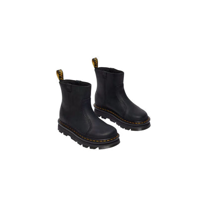Ankle Boots by Dr. Martens for women in leather black showcases a aeronautic silhouette as Women's Leather Ankle Boots, artfully defined by a aeronautic and a aeronautic .